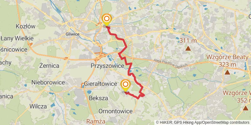 Gliwice Loop stage 6 Map
