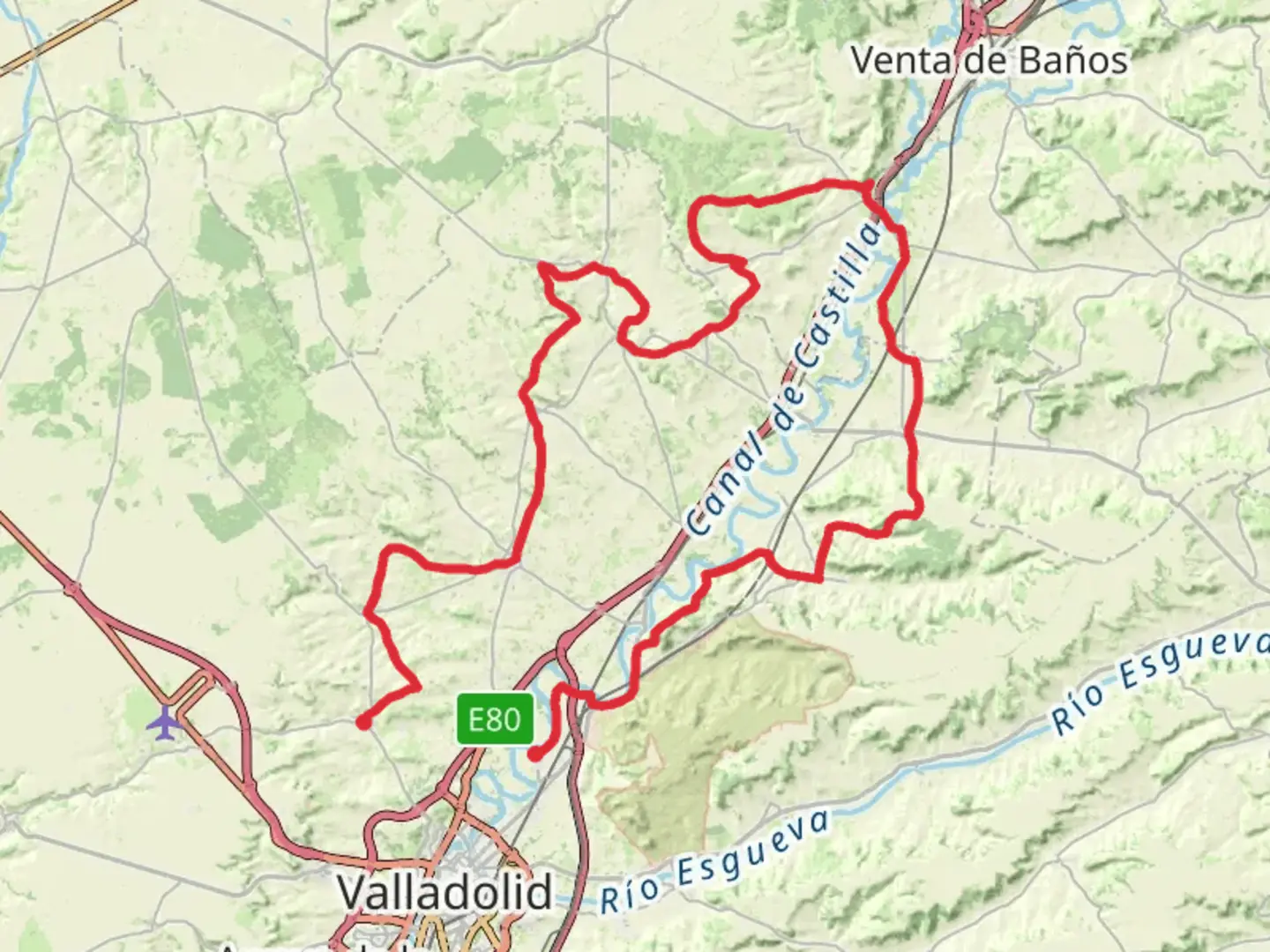 An image depicting the trail GR 296 Senderos del Clarete and its surrounding area.