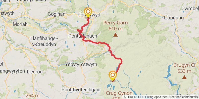 Cambrian Way stage 15 Map