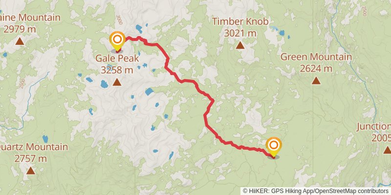 Theodore Solomons Trail stage 3 Map
