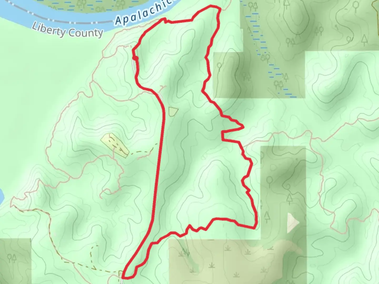 An image depicting the trail Gregory and Torreya Loop Trail and its surrounding area.
