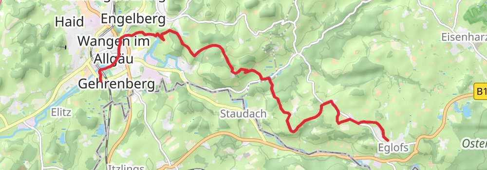 Martinusweg Regionalweg Süd stage 3 Map
