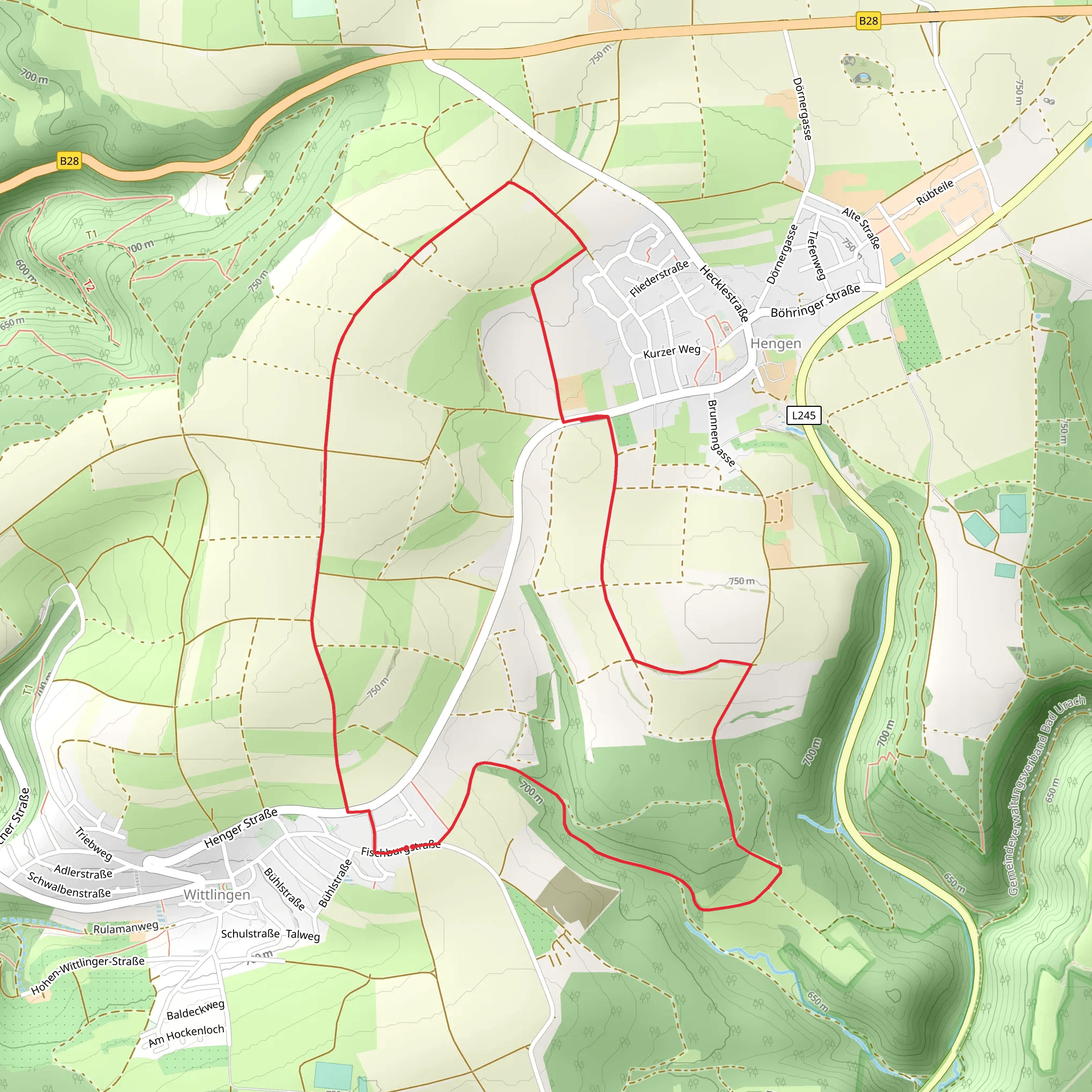 Hengen Loop mobile static map