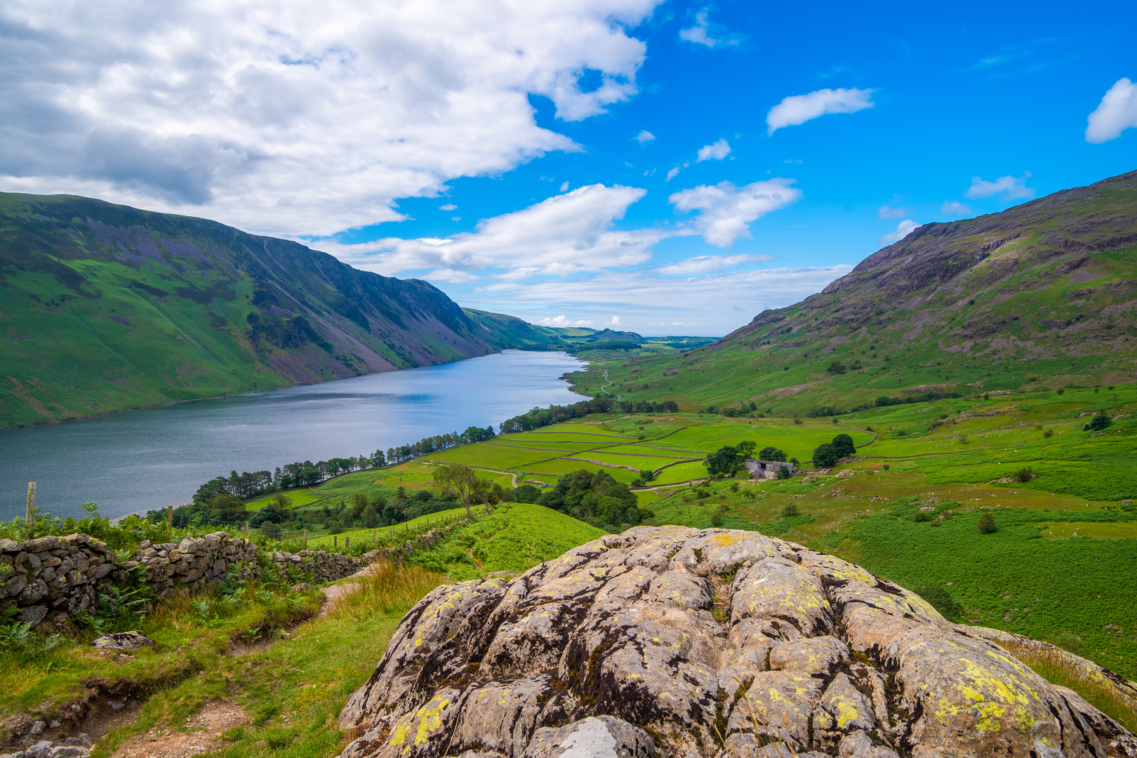 An image depicting the trail Lake District Loop Walk from Gilpin Bridge and its surrounding area.