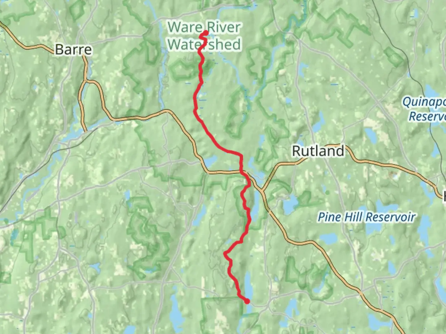 An image depicting the trail Midstate Trail and its surrounding area.