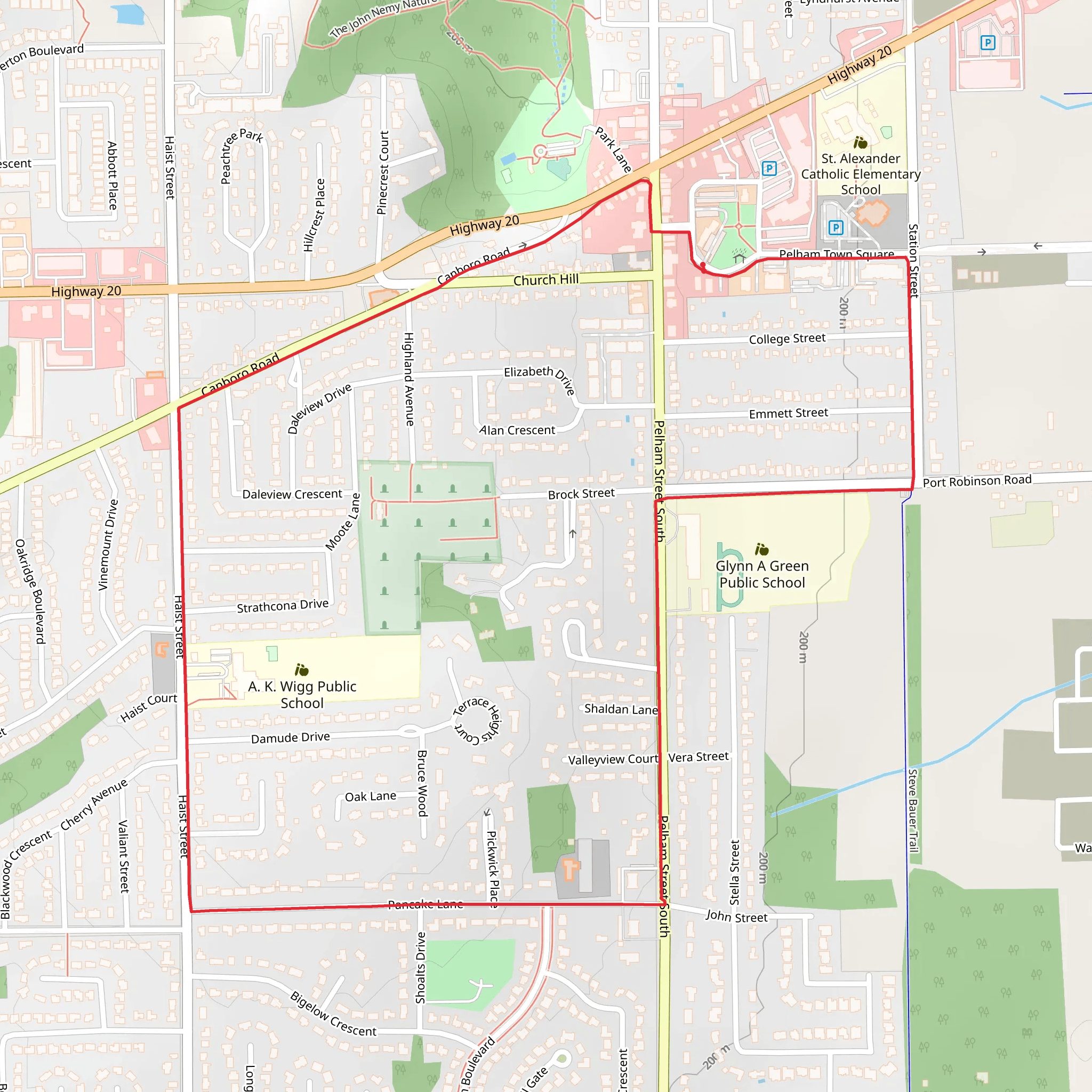 Steve Bauer Circle Loop 7 mobile static map