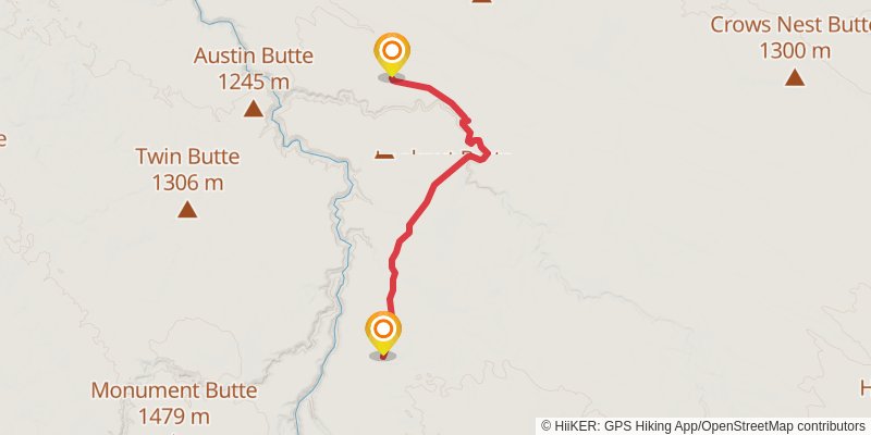 Idaho Centennial Trail stage 4 Map