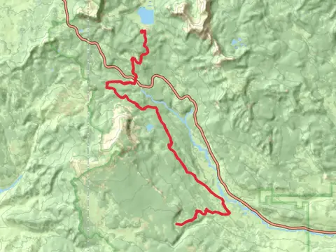 Continental Divide Trail hfc from Brooks Lake