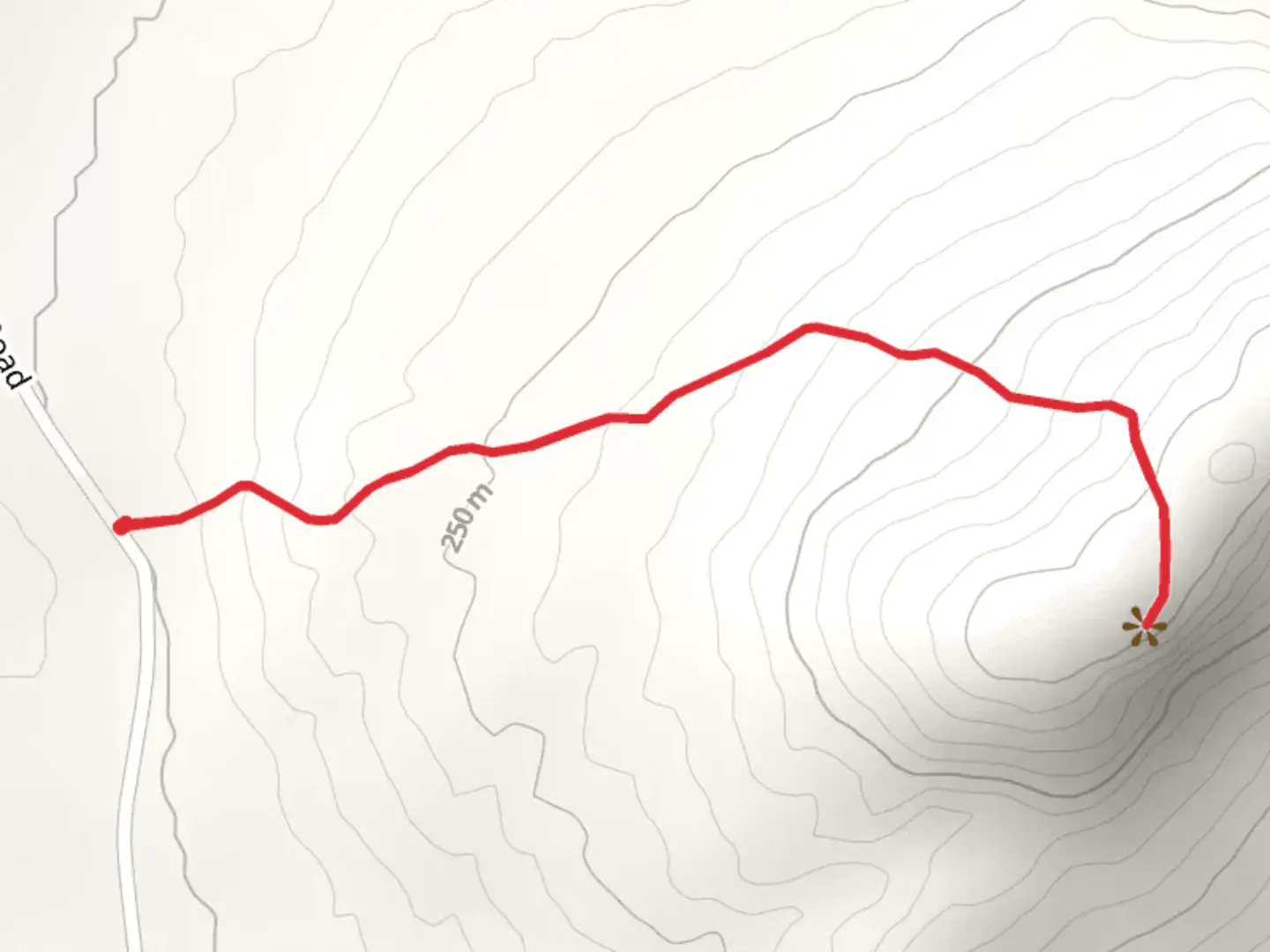 An image depicting the trail Wildway Overlook Trail and its surrounding area.
