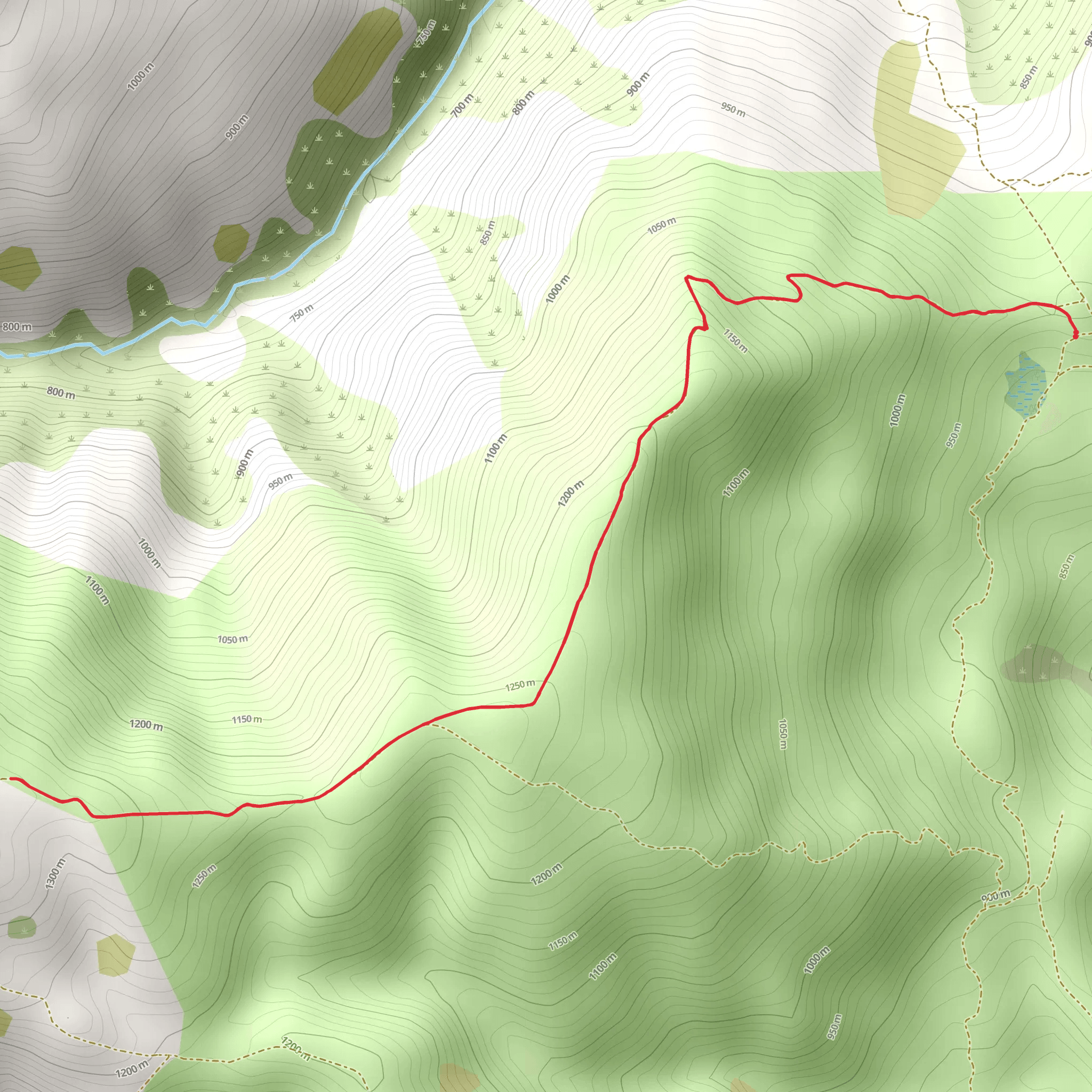 Sunny Elliots Track mobile static map