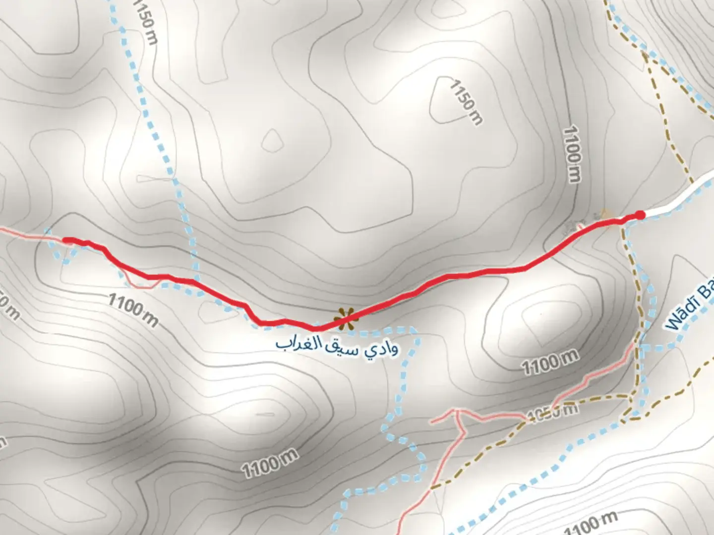 An image depicting the trail Little Petra Trail and its surrounding area.