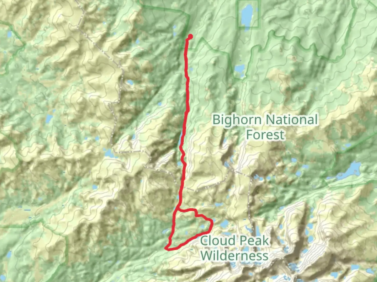 An image depicting the trail Solitude Loop Trail and Cliff Lake Trail and its surrounding area.