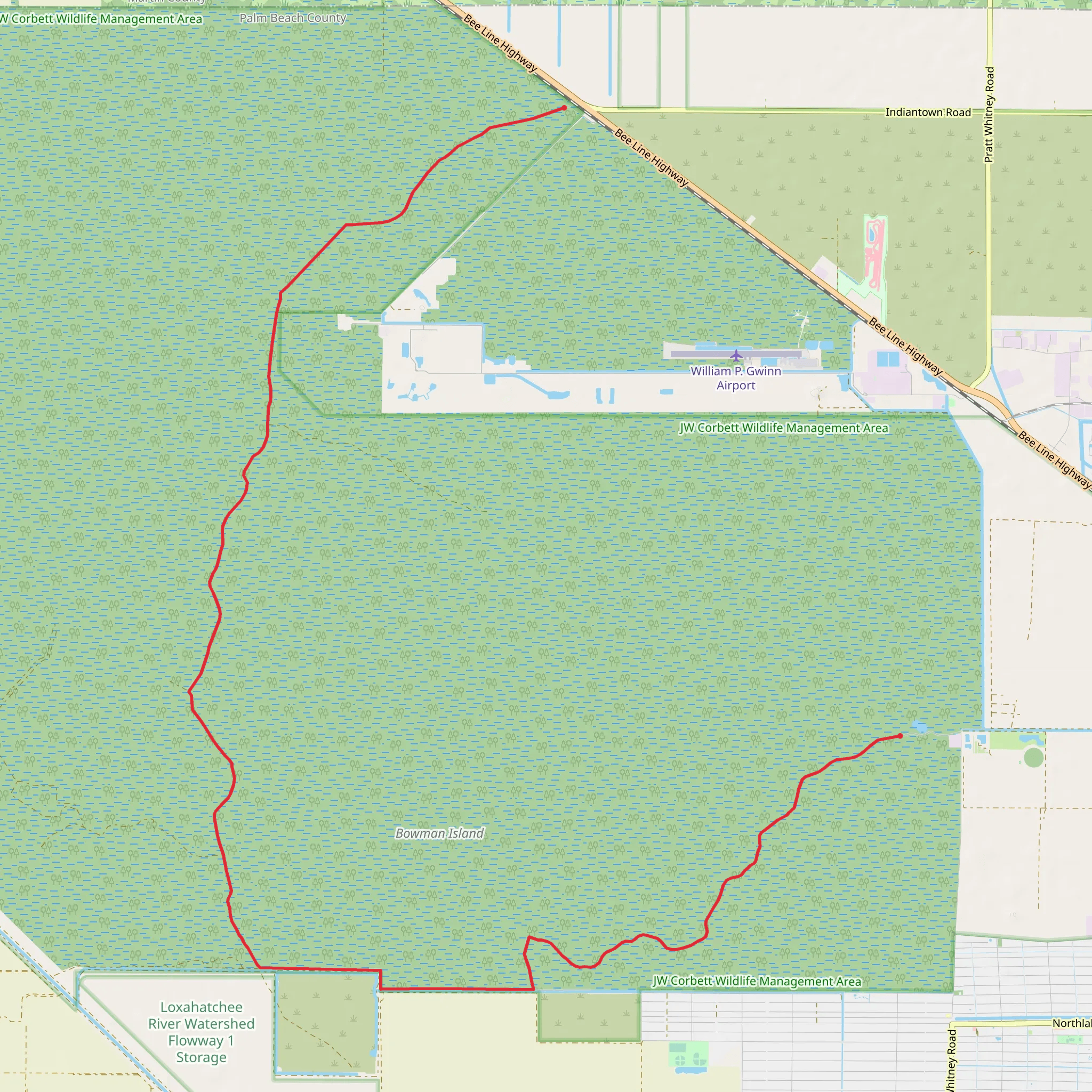 Stumpers Grade Road mobile static map