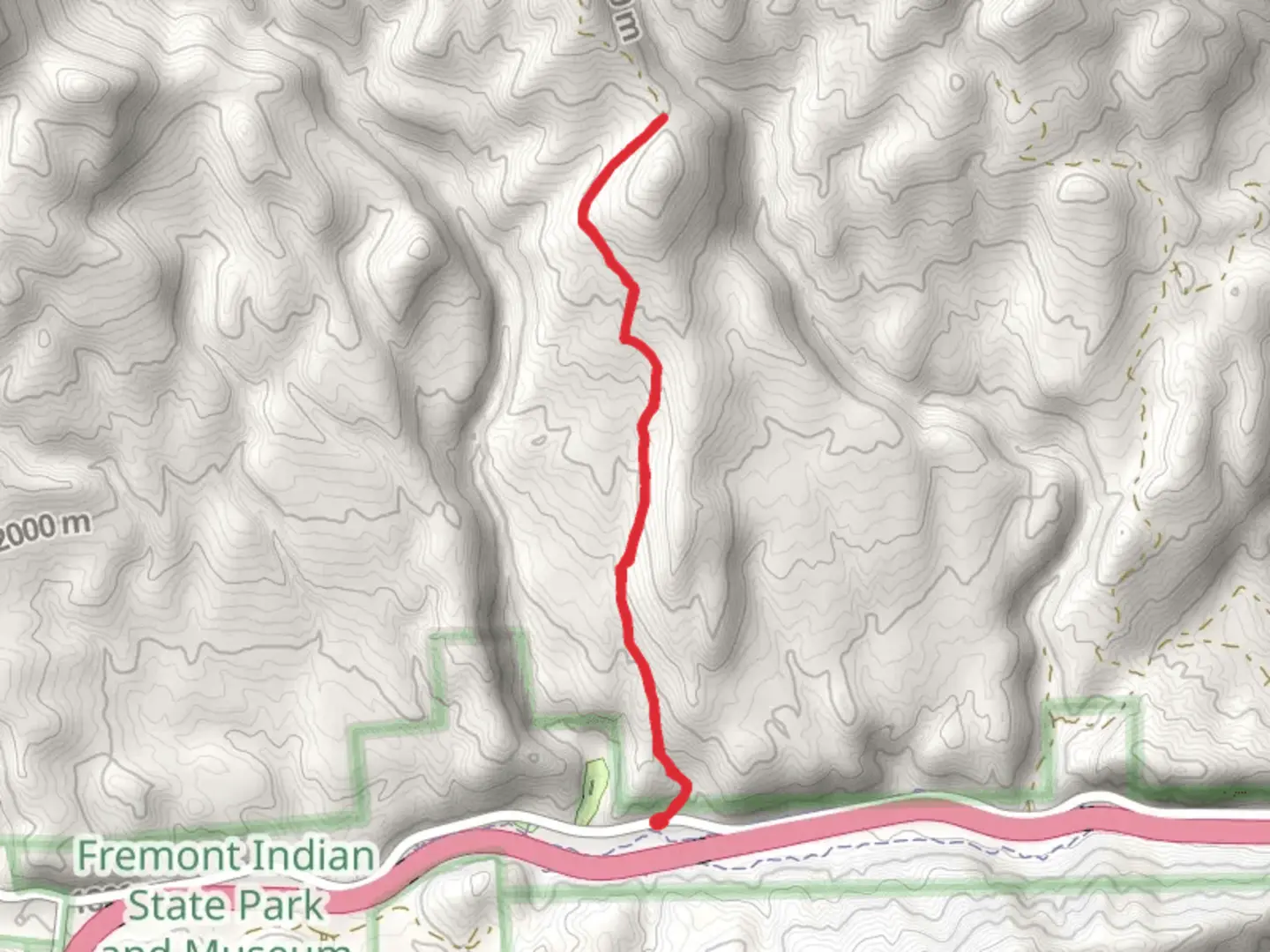 An image depicting the trail Paiute Walk and its surrounding area.