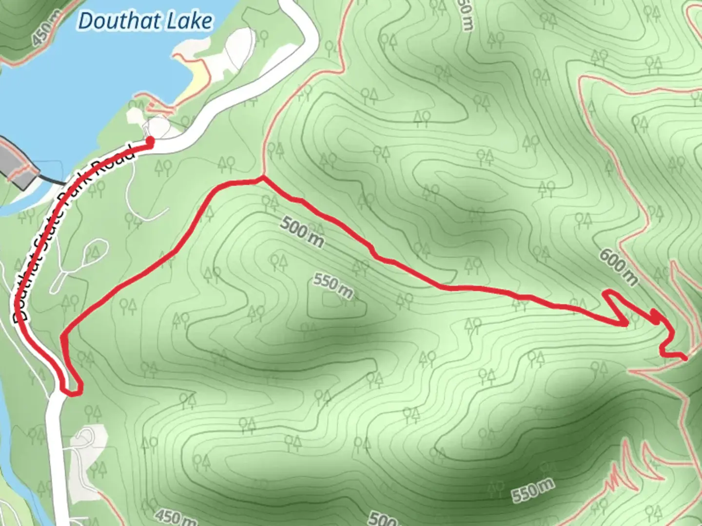 An image depicting the trail Wilson Creek Trail and Buck Hollow Trail and its surrounding area.