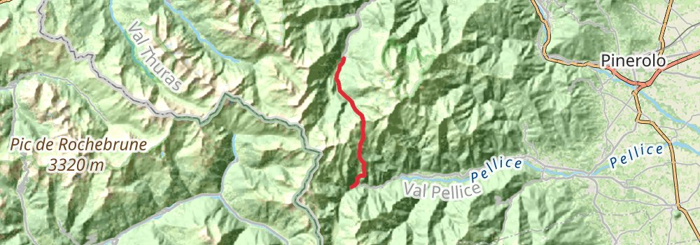 Grande Traversata delle Alpi stage 39 Map
