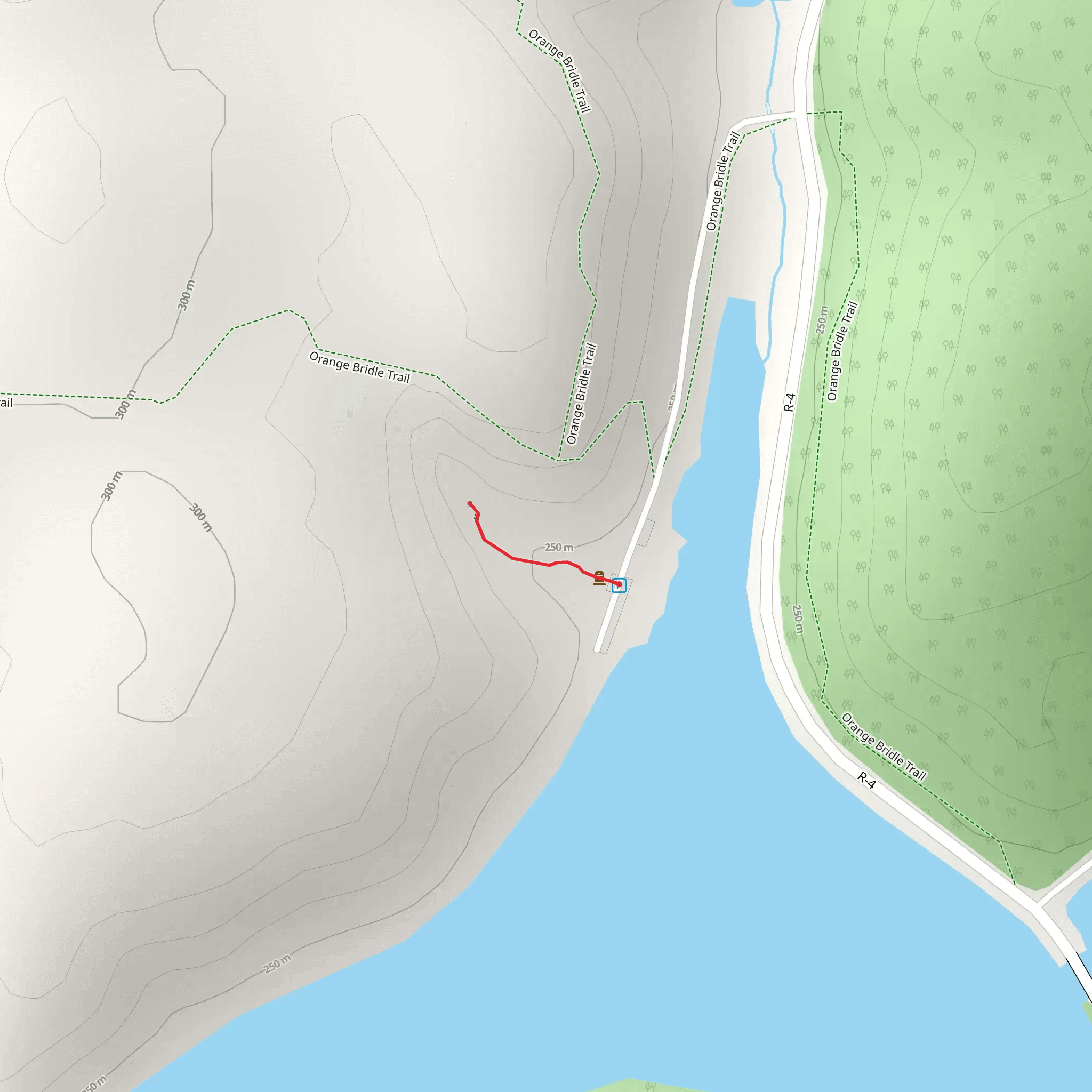 Hosak's Cave Trail mobile static map