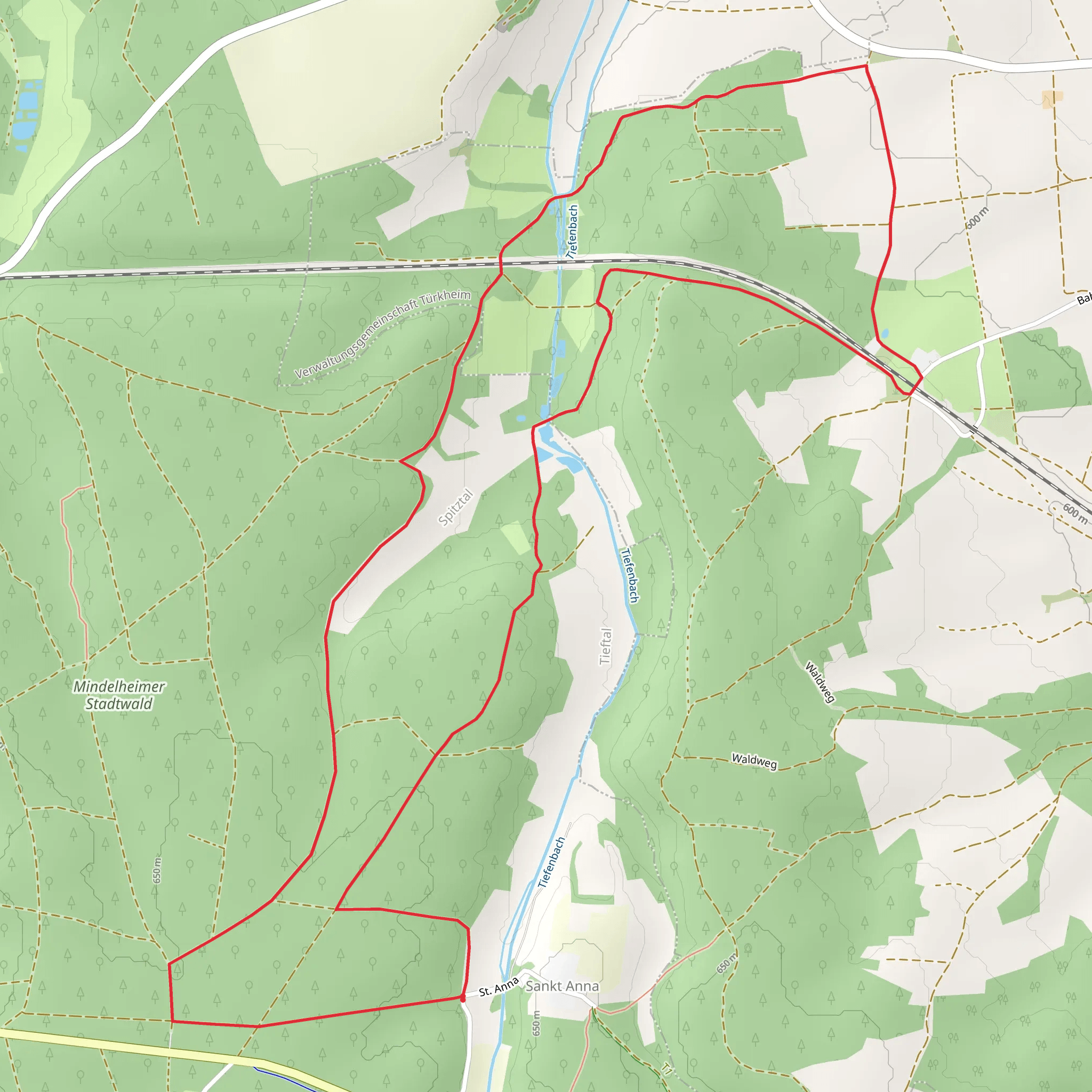 Sankt Anna Loop mobile static map