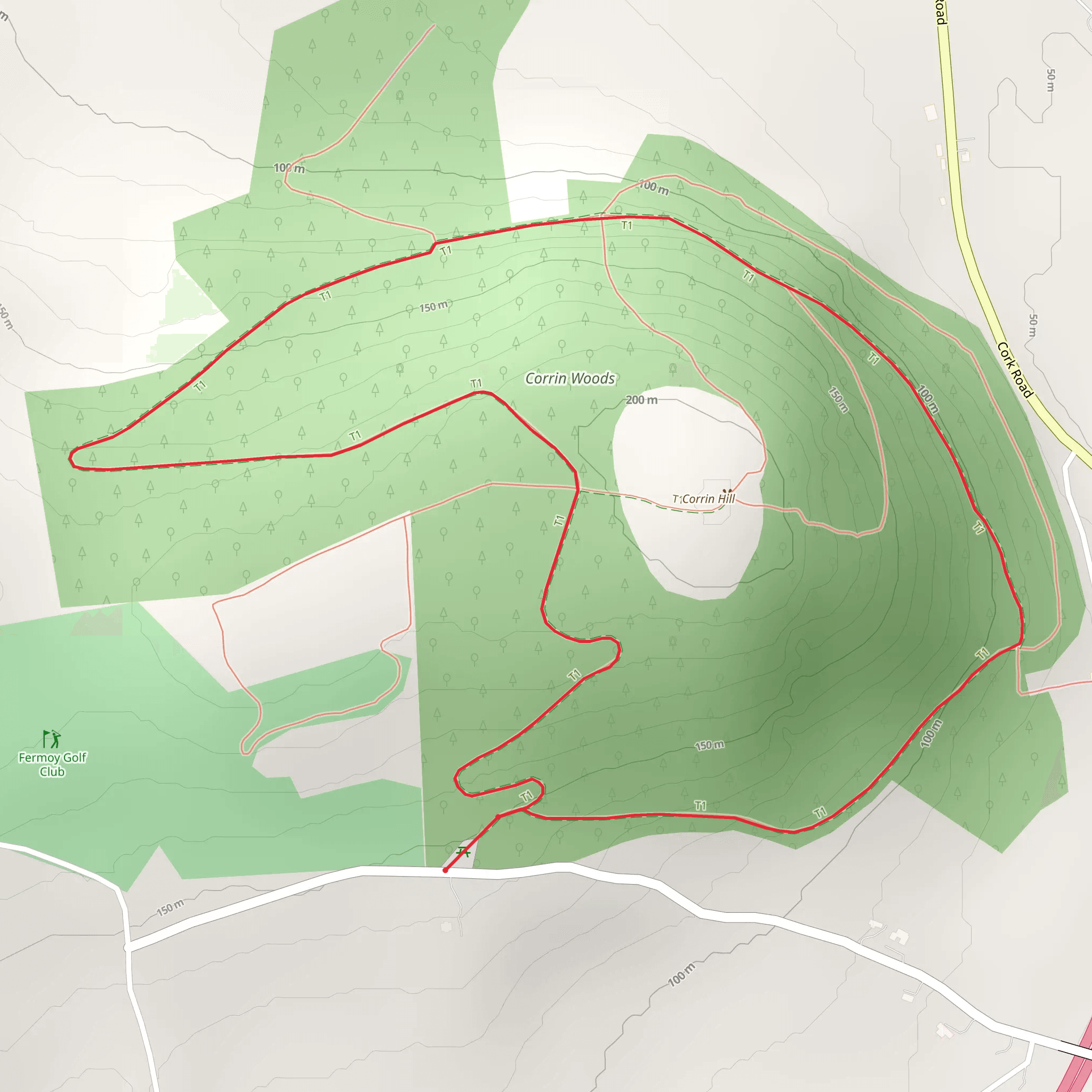 Corrin Wood mobile static map