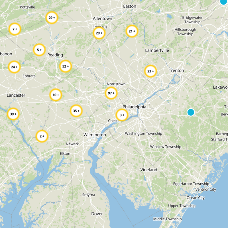 Delaware County Static Map