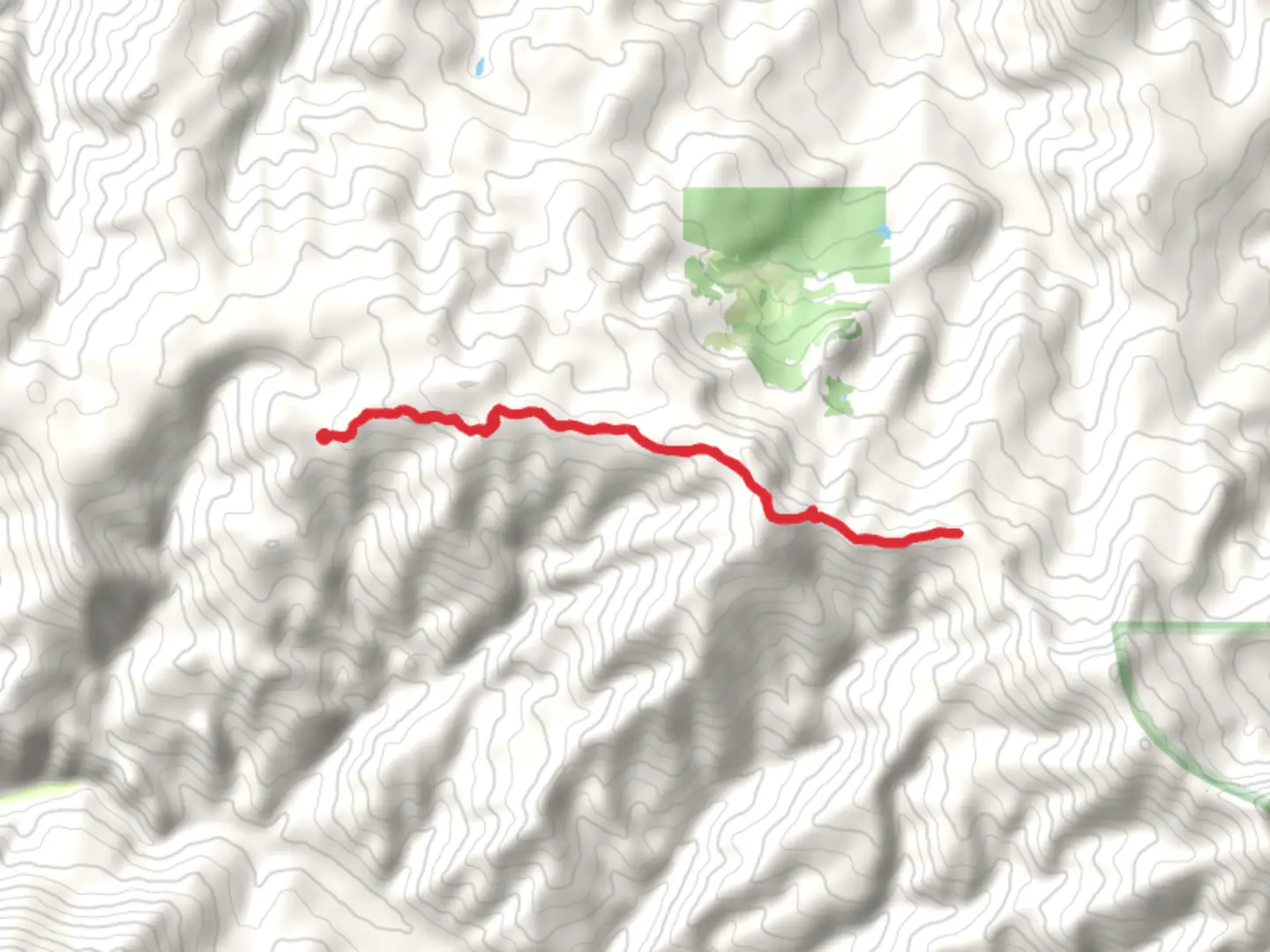 An image depicting the trail Mica Ridge Trail and its surrounding area.