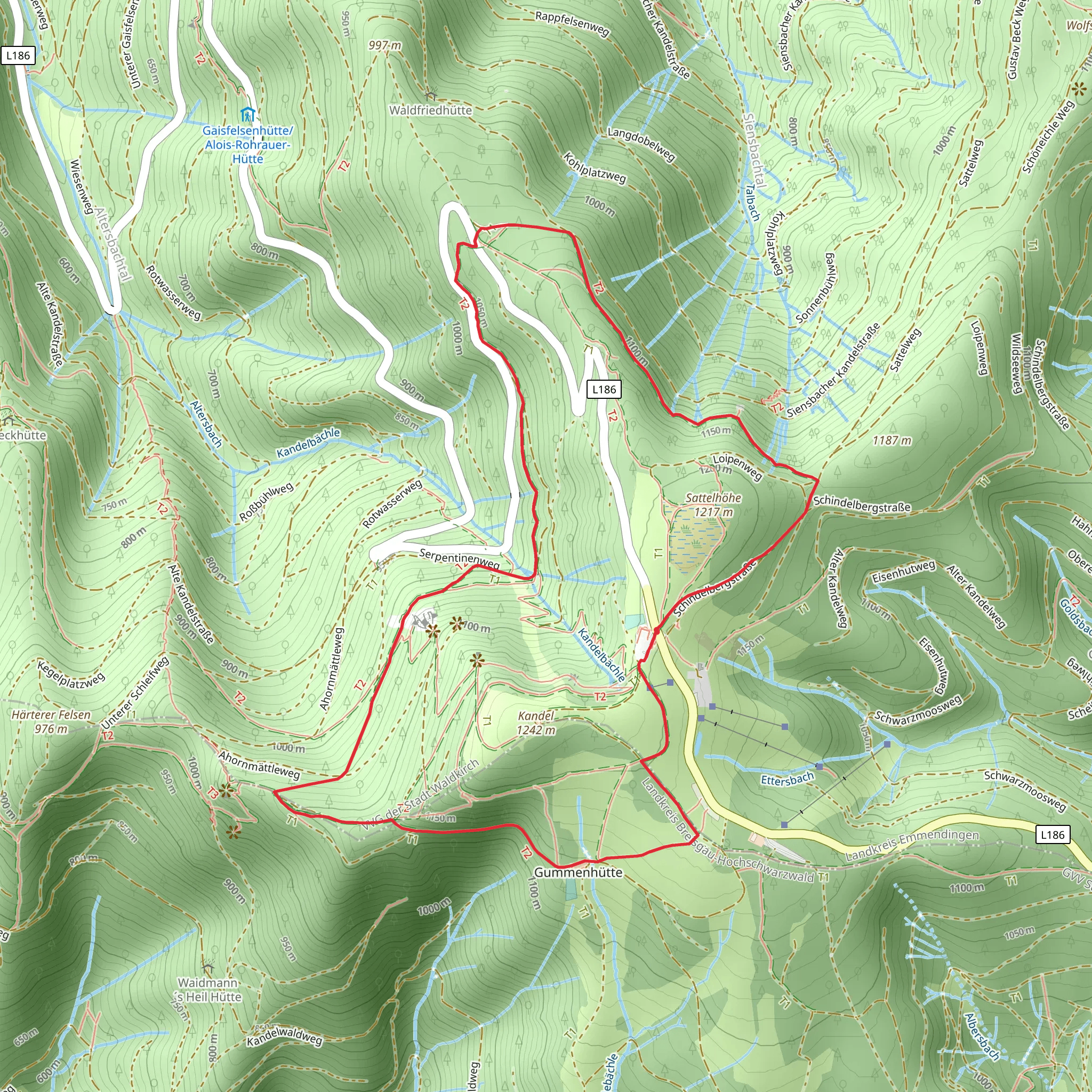 Josef Seger Weg Loop mobile static map
