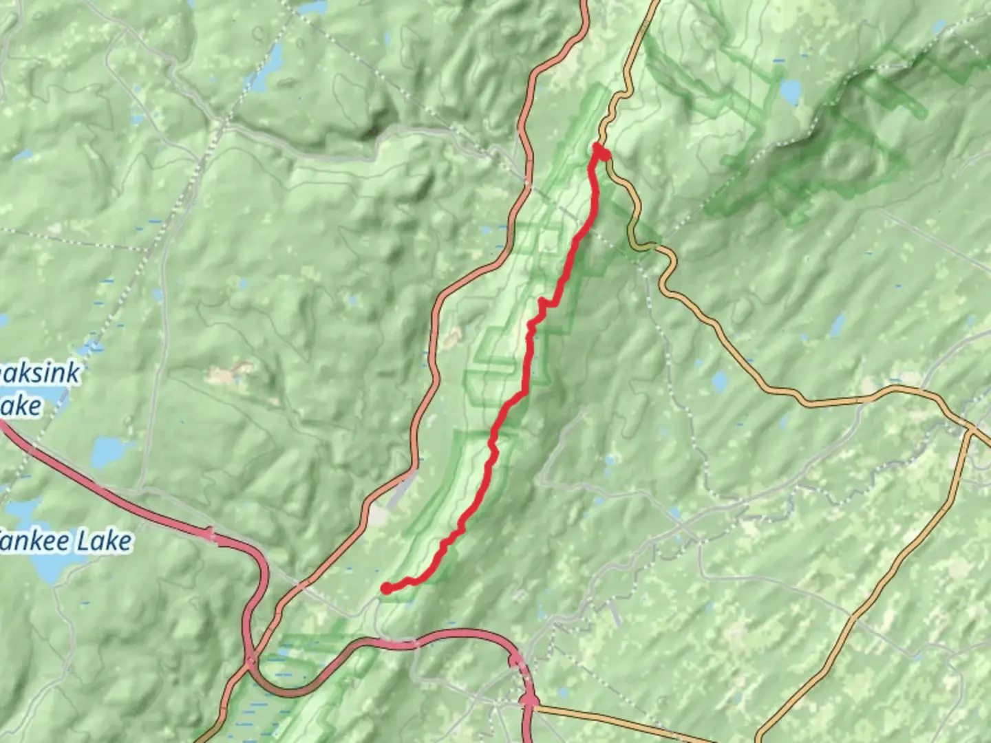 An image depicting the trail Shawangunk Ridge Trail - Long Path and its surrounding area.