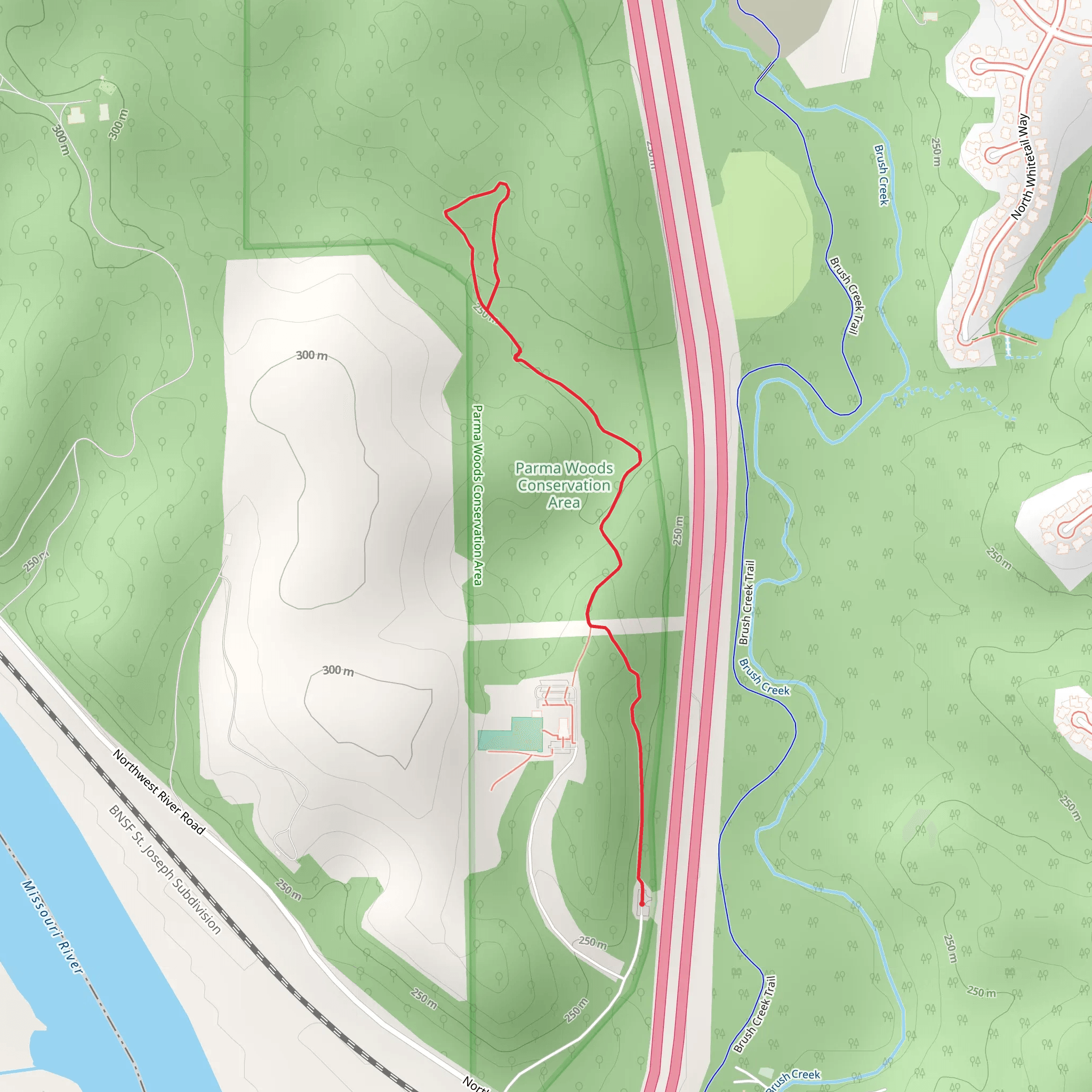 Parma Woods mobile static map