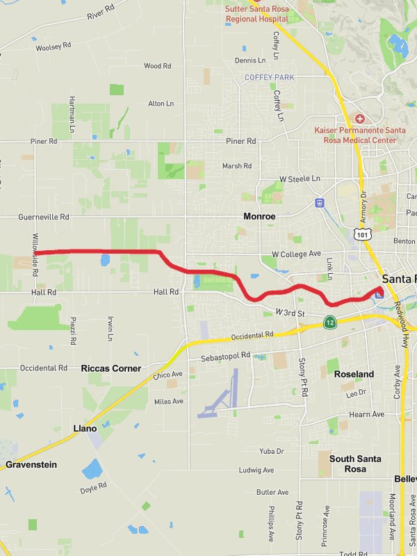 Santa - Rosa Creek Trail