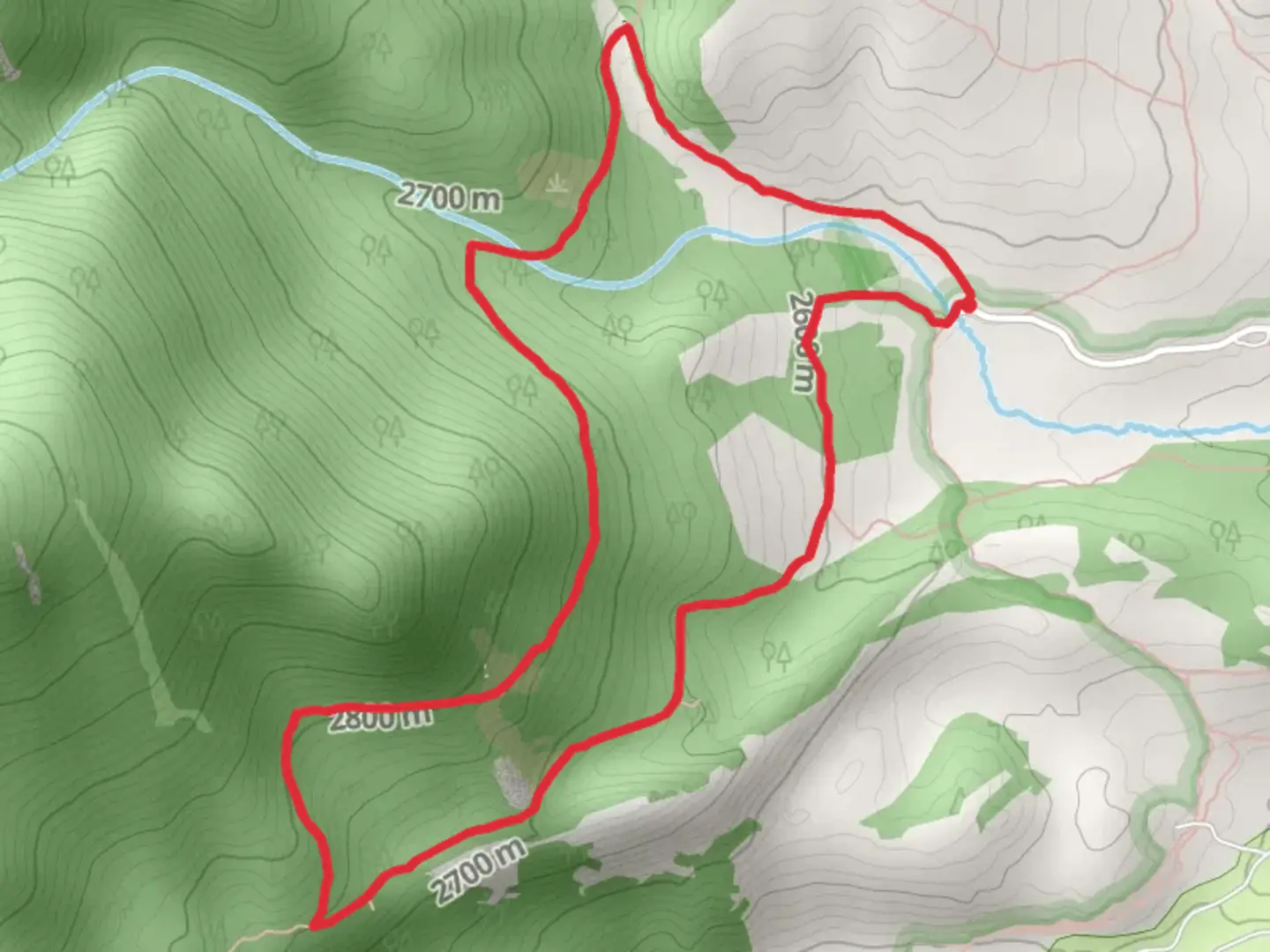 An image depicting the trail Beaver Brook Loop and its surrounding area.