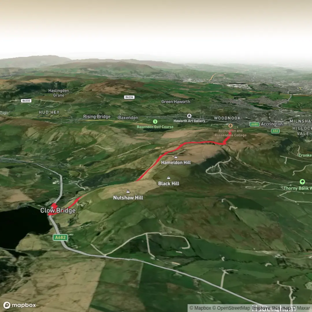 An image depicting the trail Hike from Lancashire great Hambleton and its surrounding area.