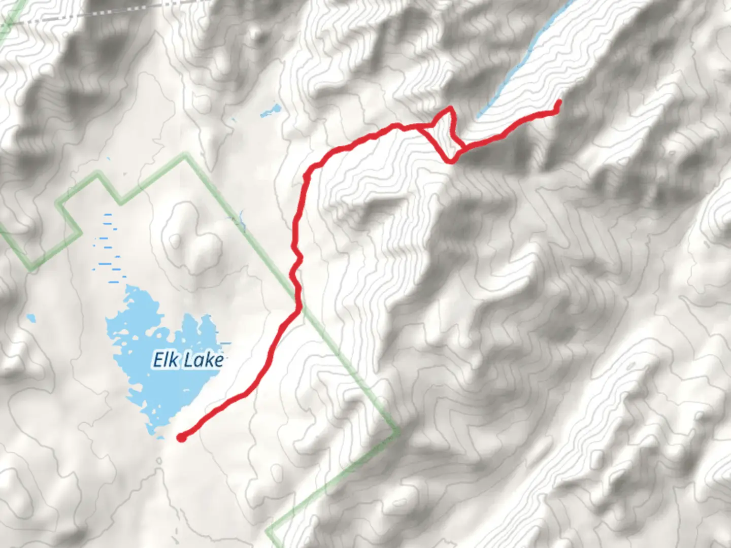 An image depicting the trail South Dix, Grace Peak and Hough Peak Trail and its surrounding area.