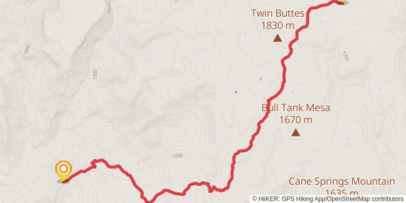 Verde River Trail stage 3 Map