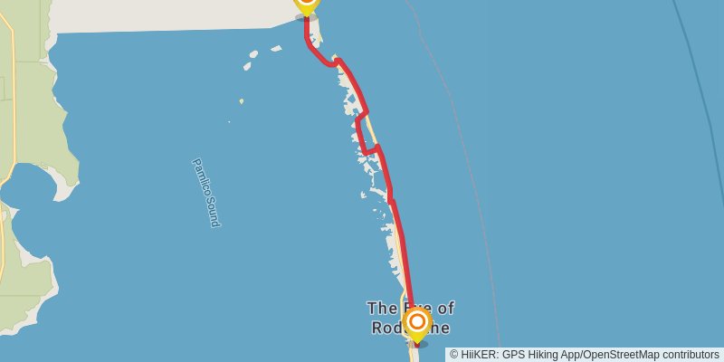 Mountains-to-Sea Trail stage 95 Map
