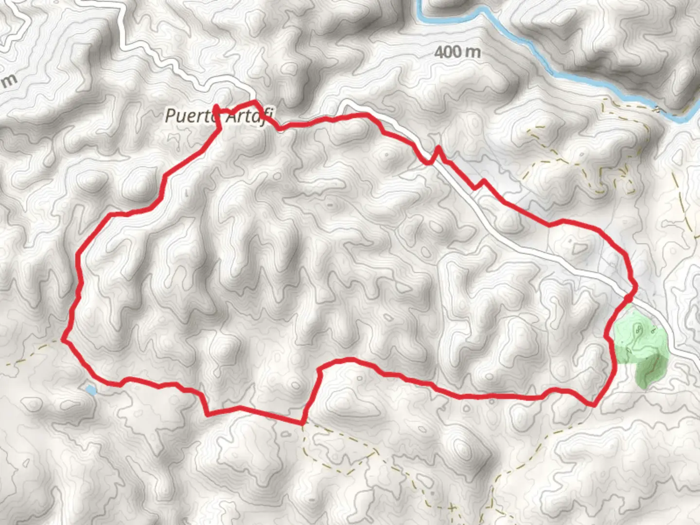 An image depicting the trail Trassierra Circular PR A 211 and its surrounding area.