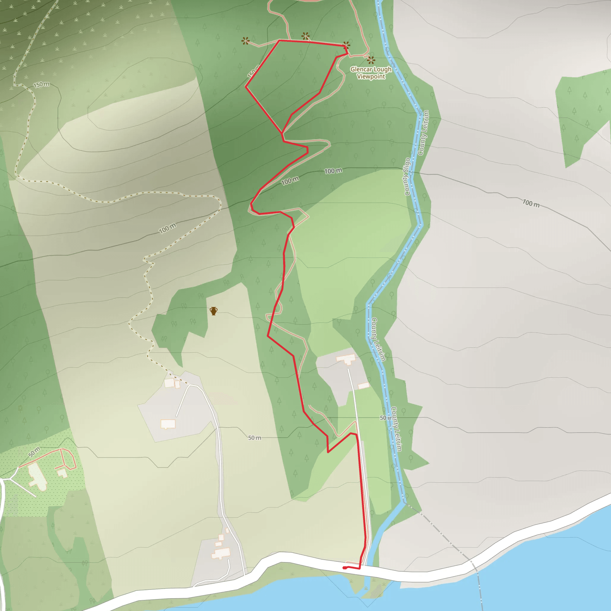 Sruth in Aghaidh An Aird - The Devils Chimney mobile static map