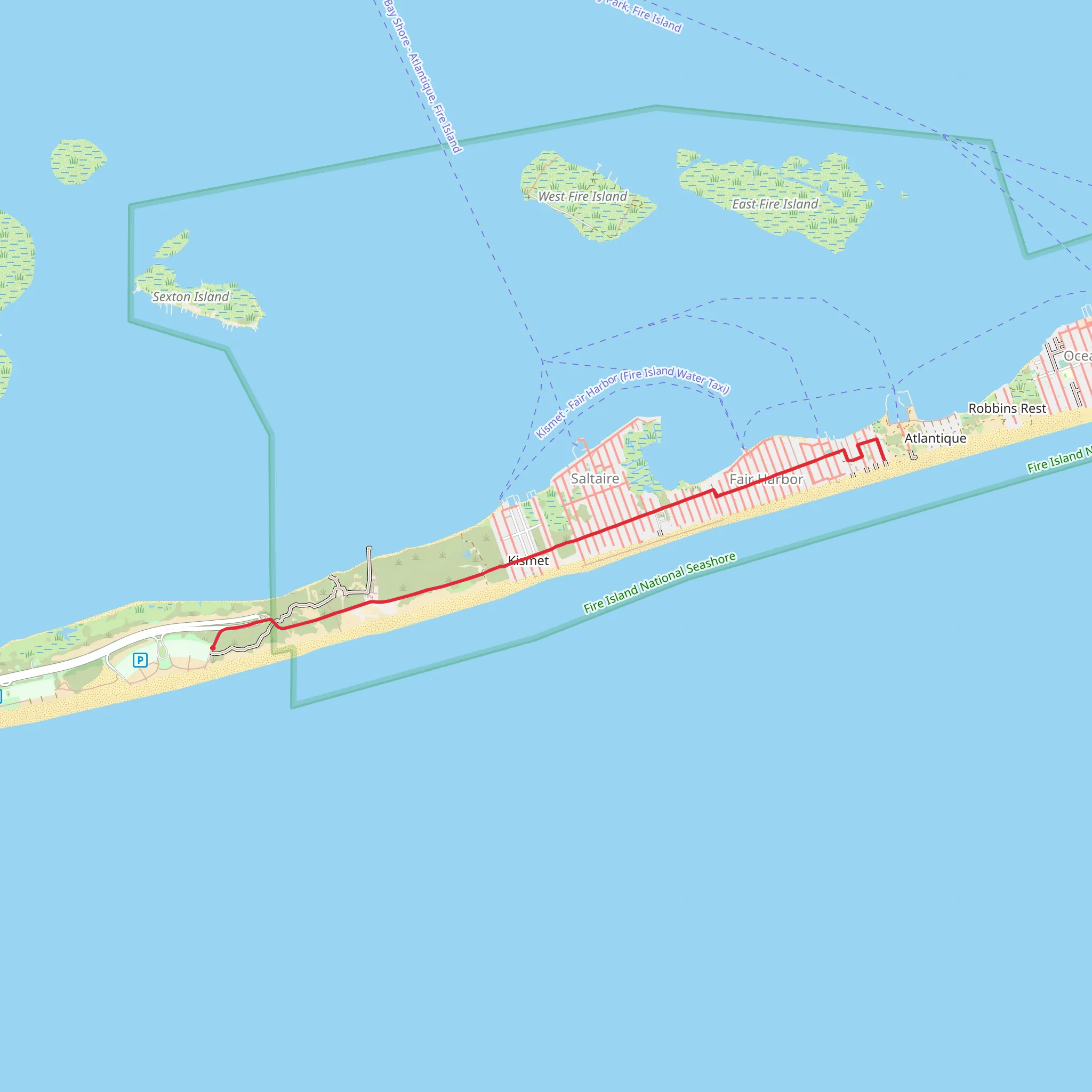 Robert Moses State Park mobile static map