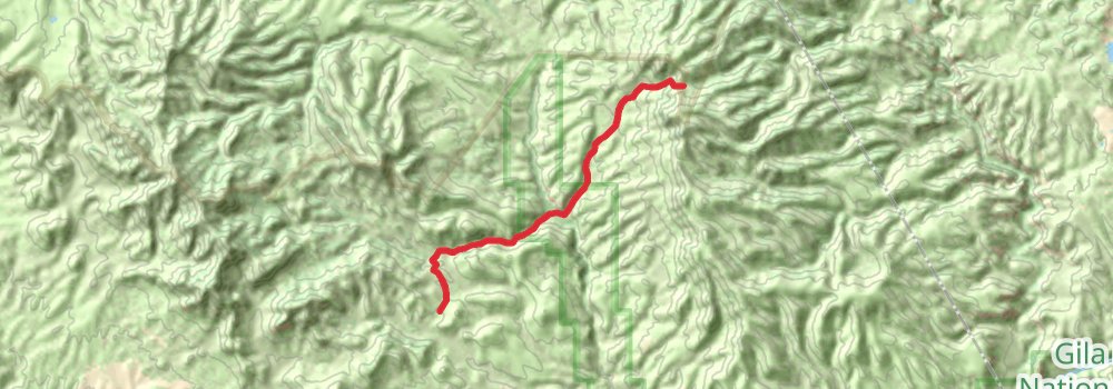 American Perimeter Trail - Southwest Primary stage 43 Map