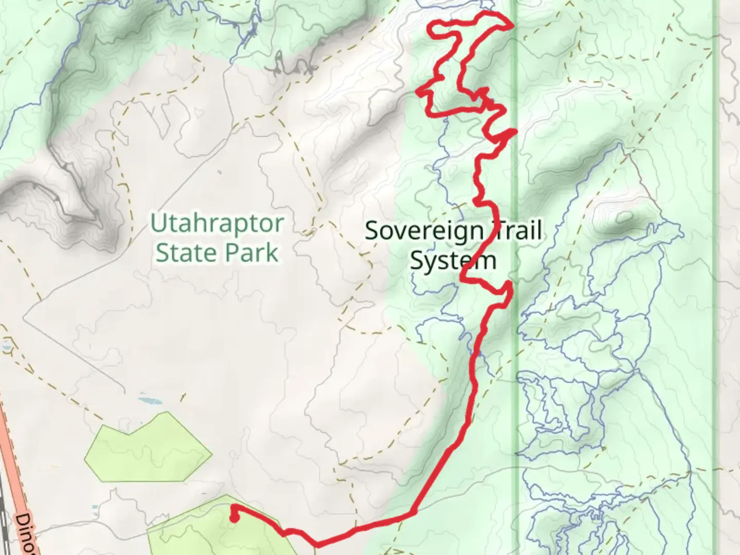 An image depicting the trail Sovereign Lower and Saltwash Loop and its surrounding area.