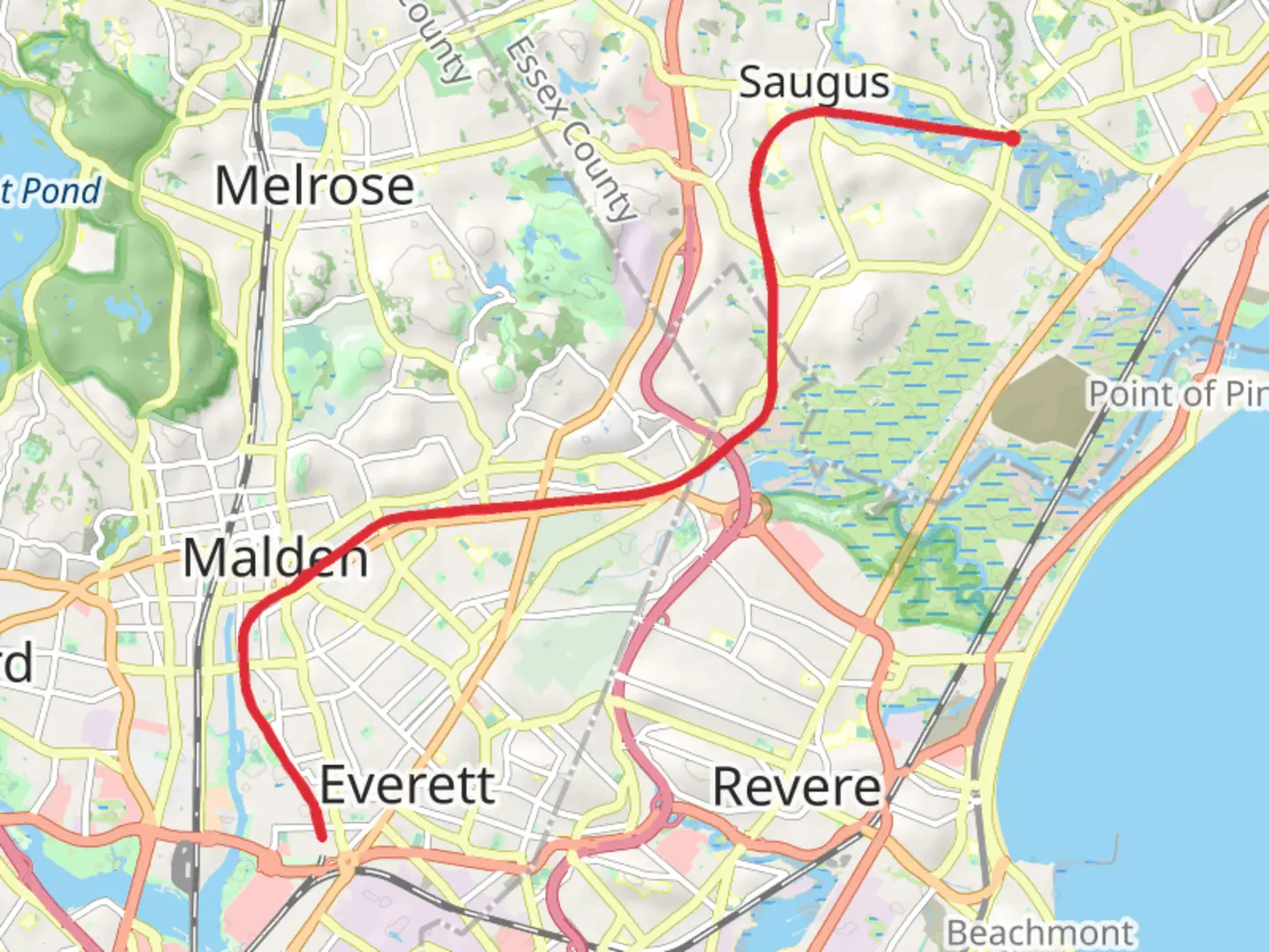 An image depicting the trail Northern Strand Community Trail and its surrounding area.