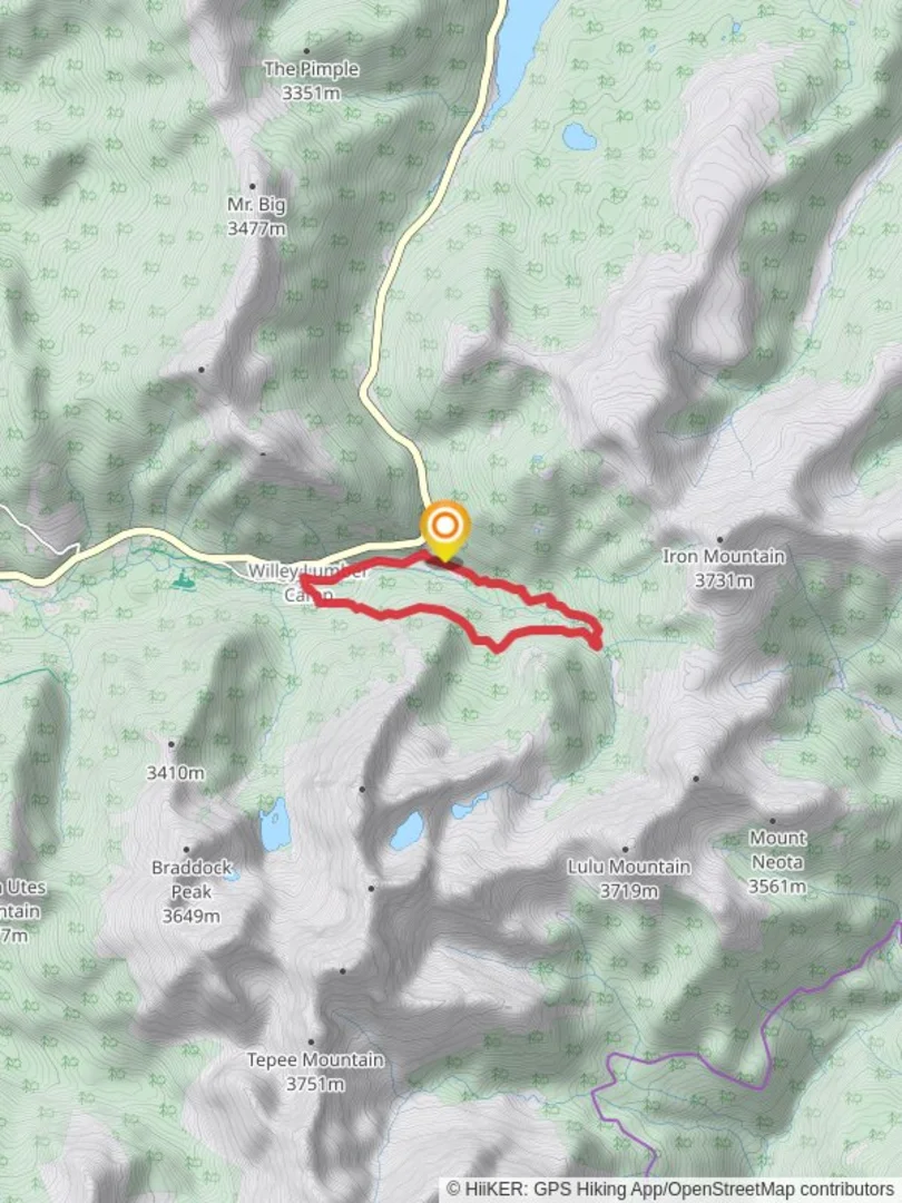 An image depicting the trail Michigan River Loop and its surrounding area.