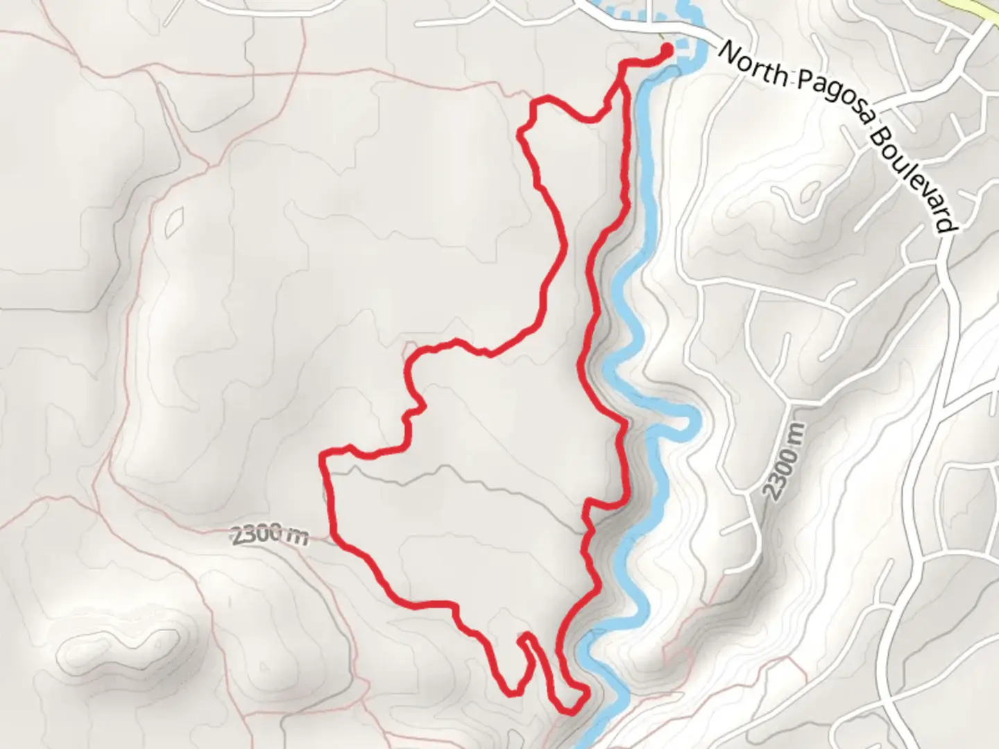An image depicting the trail Upper Rim Loop Trail and its surrounding area.