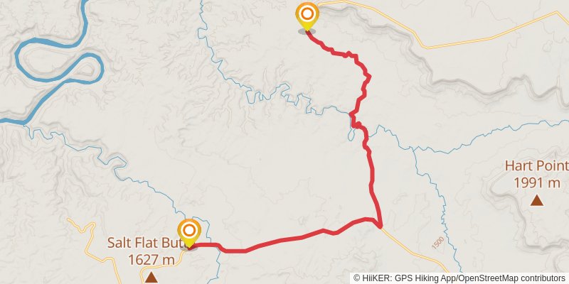 American Discovery Trail - Utah stage 15 Map