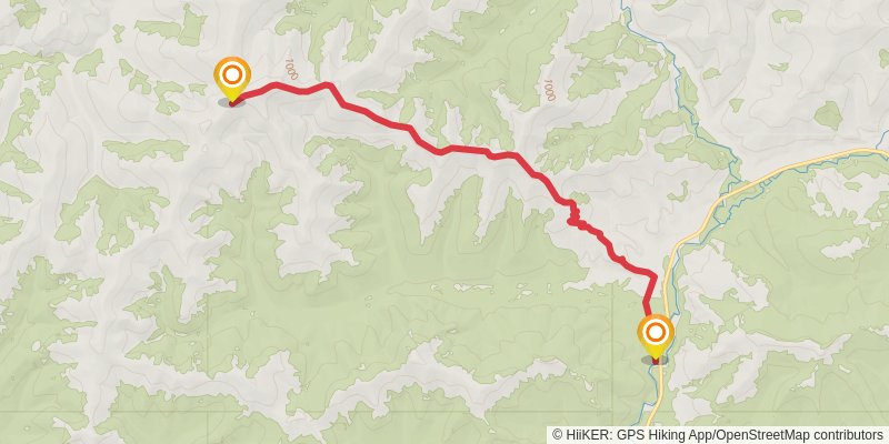 Chena Dome Trail stage 3 Map