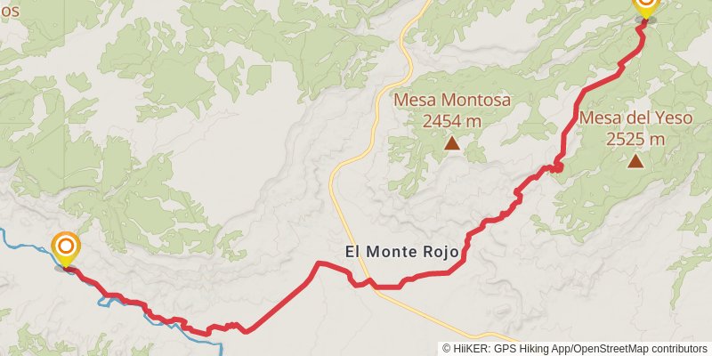 Continental Divide Trail alt 10 Map