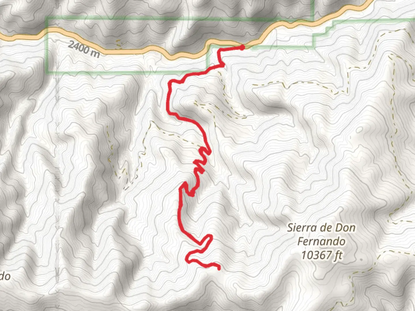 An image depicting the trail Mondragon Trail and its surrounding area.