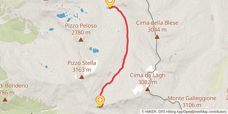 Giro di Giüst stage 2 Map