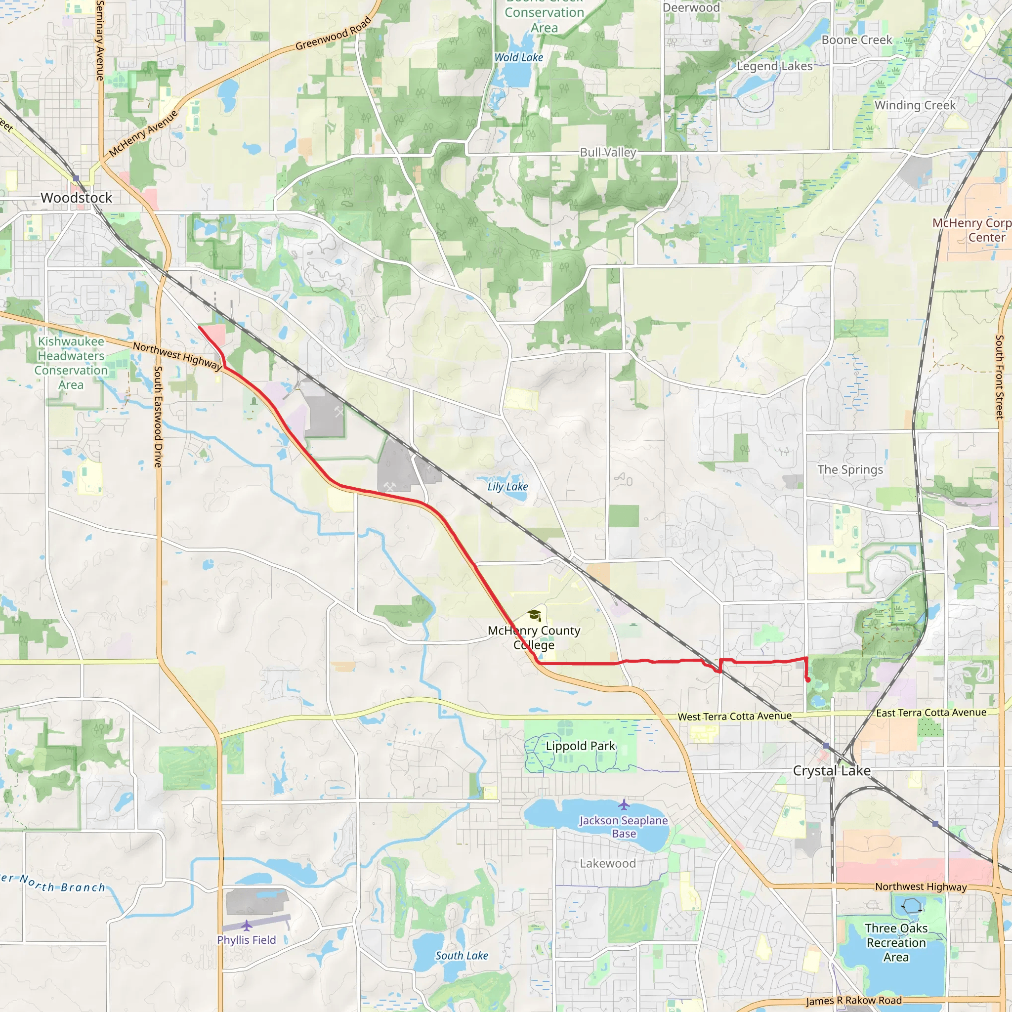 Ridgefield Trace mobile static map