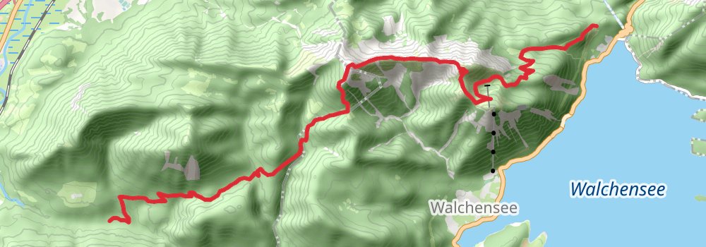 Via Alpina - Purple Trail stage 54 Map