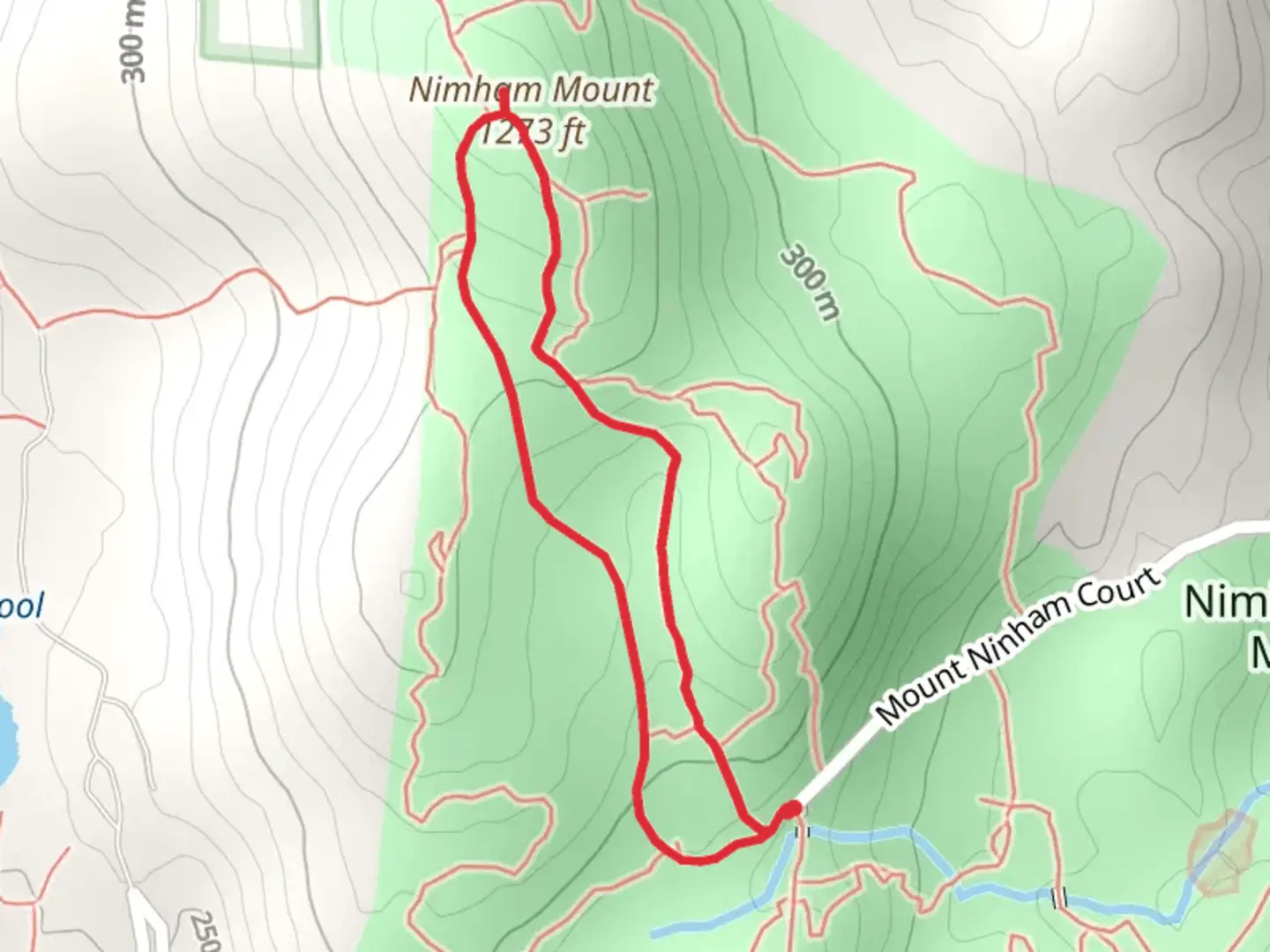 An image depicting the trail Mount Nimham Loop Trail and its surrounding area.